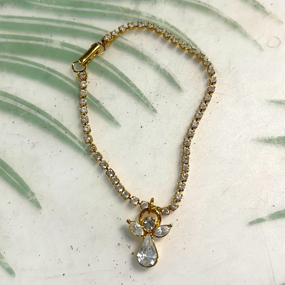 Angel tennis bracelet.